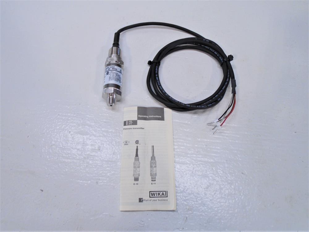 Wika E-10 Pressure Transmitter, 4363111, 0-500 PSI, E-10-A-PDI-NB-ZG2X67-ZZ